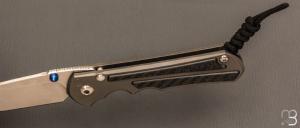 Couteau Large Inkosi Drop Point Chris Reeve - Carbon fiber inlay et CPM MagnaCut
