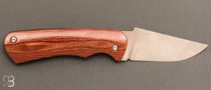 Couteau " Le 05 " par MTBlades Benjamin Thuillier - Micarta et lame en 14C28