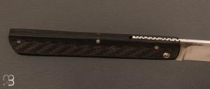 Couteau " Le Canif pied de mouton " par Julien Maria - Fibre de carbone et XC75