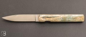  Couteau  " Le Fran�ais   " Ivoire de Mammouth par Perceval