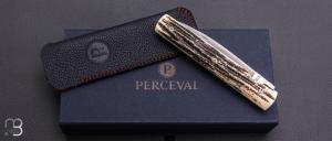  Couteau " Le Français " série limitée os cerfé par Perceval - N°07/09