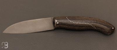   Couteau  " Legros + " Morta et acier D2 par Maxime Rossignol - La Forge de Max