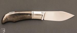  Couteau  " Lock-Back" custom par Rémi Lavialle - RWL34 et fibre de carbone