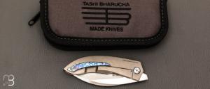   Couteau " Lum Legacy N°7/9 " custom par Tashi Bharucha - Titane et lame en RWL34