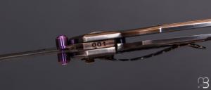   Couteau "Fujin N°001" Limited Edition 25ème anniversaire par Mcusta