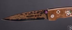   Couteau " Raijin N°001 " Limited Edition 25ème anniversaire par Mcusta