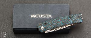   Couteau MC33C-FGB&B Limited Edition 25ème anniversaire par Mcusta