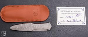   Couteau " Magna Pinna " fait main par Laraud Blade  - Acier "Pshit wash" et 14C28