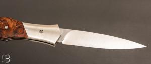   Couteau " Magna Pinna " fait main par Laraud Blade  - Bois de fer et 14C28
