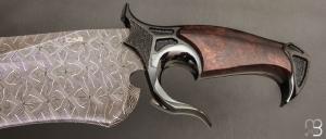    Couteau " Mercury - Mosaic Damascus Fighter " custom de Claudio Sobral & Ariel Sobral - CAS Knives