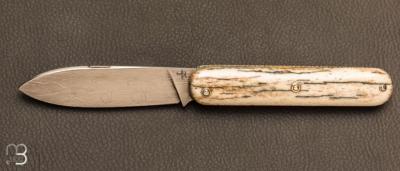 Couteau " Navette " custom par Alex Dubois - Coutellerie Nuage