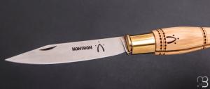 Couteau Nontron n°22 buis boule