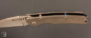   Couteau  "  Officer Titane  " custom par Sacha Thiel