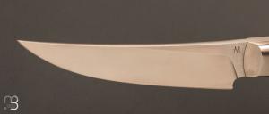 Couteau  " Persian 13 " custom en ébène et lame en 90MCV8 par Frédéric Collin