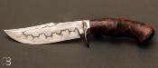 Couteau " Raptor  custom de Samuel Lurquin - Koa