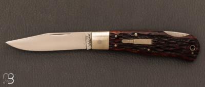 Couteau " Reminton Replica #107 " par Jess Horn - Jigged Bone et ATS-34