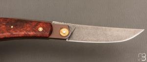    Couteau " Ronin piémontais " par Tony Ruot - Bruyère et C130
