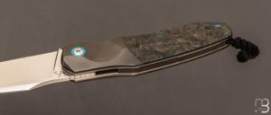   Couteau " Sirius A  " par Florian Keller - Fatcarbon et lame en RWL34