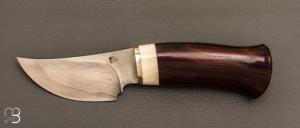  Couteau " Skinner " damas droit par Daniel Vally