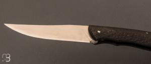  Couteau " Slipjoint " Fatcarbon® et lame en RWL34 par Grégory Picard