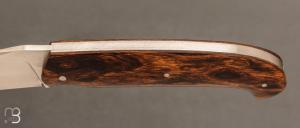   Couteau " Slipjoint " custom par Karim Valentin - Bois de fer et 14c28N