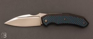 Couteau " Speartak Small " custom de GTKnives - Thomas Gony - Fibre de carbone et D2