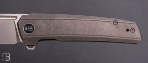    Couteau " Speedster WE21021B-1 " WE KNIFE - Gray Titanium et CPM 20CV