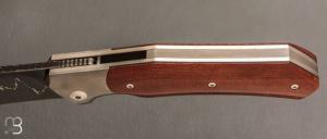    Couteau " Striker " de collection par Olivier Ouertal - Micarta et damas