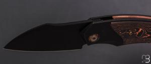  Couteau " UNNAMED#01 BLACK " David Lespect par WE KNIFE