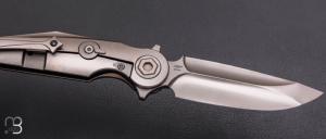   Couteau " Viper 3 P/GCF " par Rikeknife - Titane et lame en M398