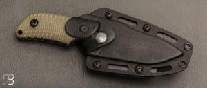    Couteau "ZT0121 Ranger Green" fixe par Zéro Tolerance 