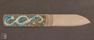 Couteau "air mille-pattes" par Roberto Ottonello 10 grammes