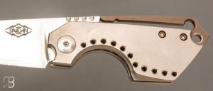 Couteau coupe-cigare  " Monster " par Thierry Savidan - Titane et RWL-34