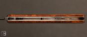 Couteau de collection "  Classico  " bois de fer et damas mosaïque de Philippe Ricard