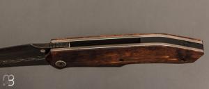   Couteau " custom " de Berthelemy Gabriel - La Forge Agab - Koa et Damas