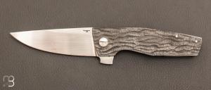   Couteau   "   custom flipper  " par Petr Hofman - Zirconium et RWL34