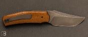 Couteau custom micarta et lame en elmax par Guy Poggetti