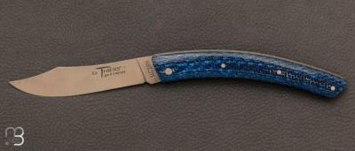Couteau de poche le Thiers Fibre de verre bleu par Cognet
