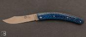 Couteau de poche le Thiers Fibre de verre bleu par Cognet