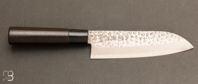Couteau japonais de cuisine Jaku Hammered Santoku 17 cm -  SRH100