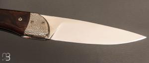  Couteau  " le Vault de lugny " custom par Philippe Sœuvre - Bois de fer