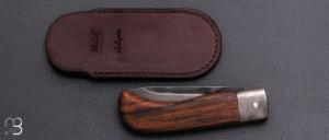    Couteau  "  Le petit Bugiste " par Frédéric Maschio - Acier 90McV8 et Noyer