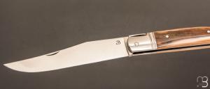  Couteau  " pièce unique " custom de Jérôme Bellon - Ivoire de mammouth et RWL34