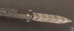  Dague " Urban " par MTBlades Ben Thuillier - Fibre de carbone/Zirconium