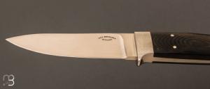  Couteau  "  Semi-Skinner  " par Dietmar F. Kressler - Micarta