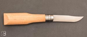  Couteau Opinel n°8 à sculpter en merisier - lame acier carbone