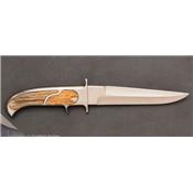 Girafe bone Integral Sub Hilt fixed-blade knife by Charlie Bennica