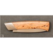 Rhôdanien knife juniper handle with bolster