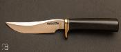 Couteau droit Randall N°4 - 5" "Big Game and Skinner" - Micarta noir