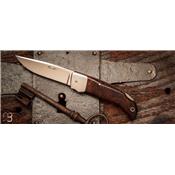 Couteau de poche Chantou bois de fer par Charly Bennica